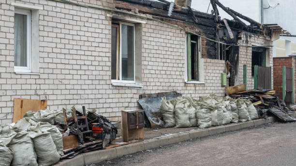 Professional Fire Damage Removal technician working in Swarthmore, PA